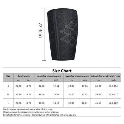 Thigh Protection Compression Bandage High Elastic Knitted Nylon Sports Protective Gear, S, M, L