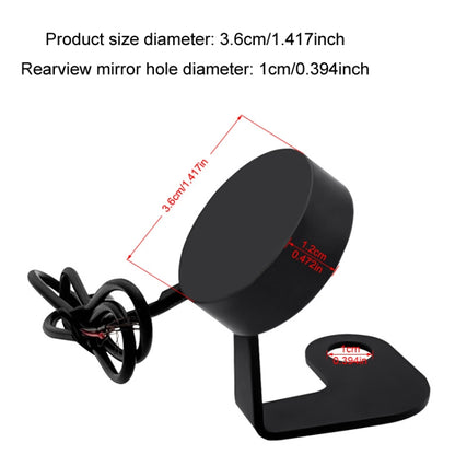 Morfayer Motorcycle Dual Display Intelligent Alarm Power Meter, Voltmeter, Water Temperature Meter, Voltmeter+Water Temperature Meter