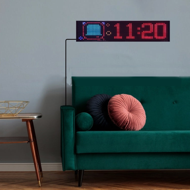 Car Flexible Display Advertising Screen APP Bluetooth Smart Screen, 7x17.3cm（16 x 32 LEDs), 9.2x37.4cm（16 x 64 LEDs）, 10.2x34.8cm（20 x 64 LEDs）, 12x59.5cm（16 x 96 LEDs）