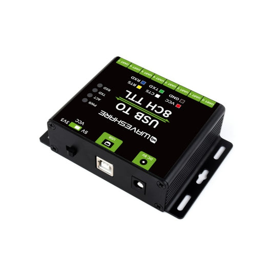 Waveshare 27076 Industrial USB TO TTL UART Serial Communication Module Converter, 27076