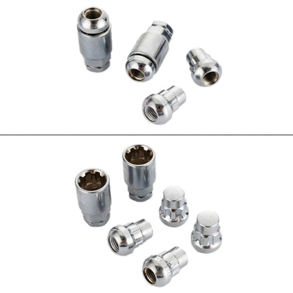 Car Tire Nut Anti-theft Lock, M12x1.5mm(4+2)0226, M12x1.25mm(4+2)0225, M14x1.5mm(4+2)0227, M1/2-20mm(4+2)0224, M12x1.5mm(Ball4+2）