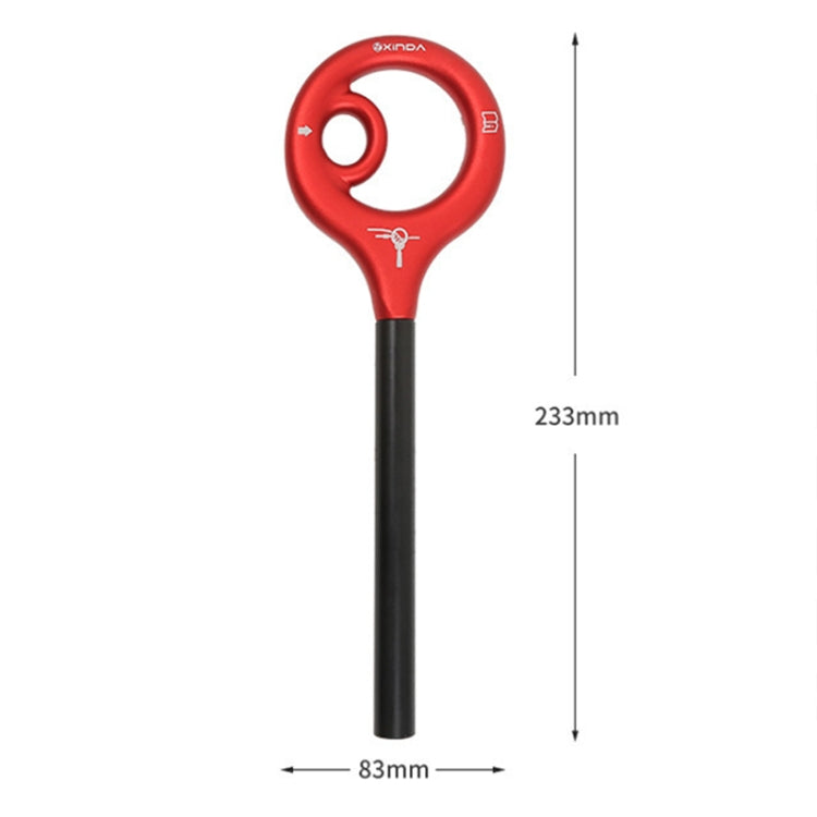 XINDA XD-Q9732 9-shaped Descender Mountain Climbing and Rock Climbing Descent Equipment