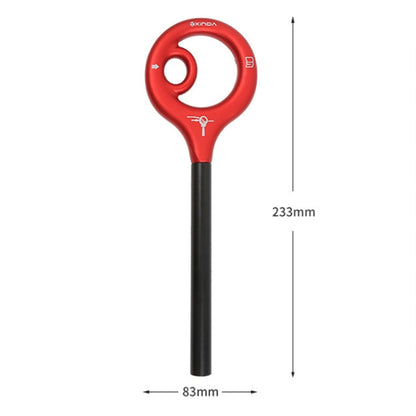 XINDA XD-Q9732 9-shaped Descender Mountain Climbing and Rock Climbing Descent Equipment