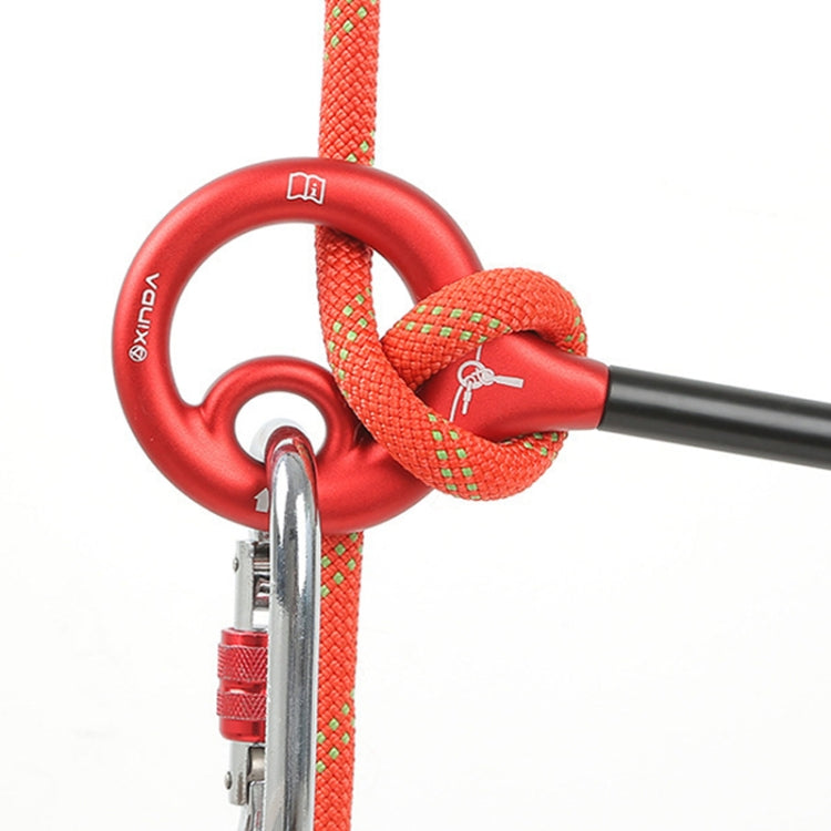 XINDA XD-Q9732 9-shaped Descender Mountain Climbing and Rock Climbing Descent Equipment