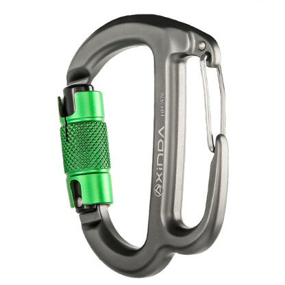 XINDA HH-9767 H-type Climbing Rappelling Friction Lock Descenders Safety Buckle Lock