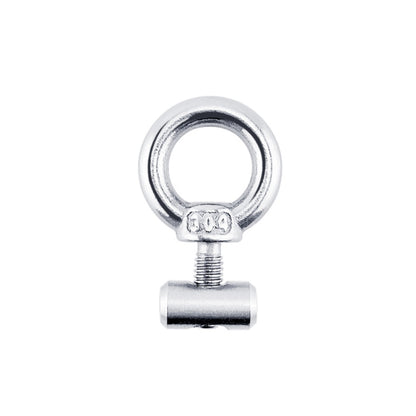 RV Sunshade 304 Stainless Steel Slide Rail Ring, 1pcs M4 Ring + Cylinder, 2pcs M4 Ring + Cylinder