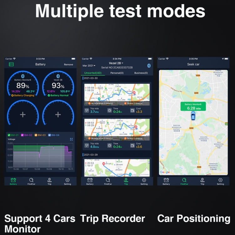 BM6 Car Battery Electricity Testing Instrument Locator