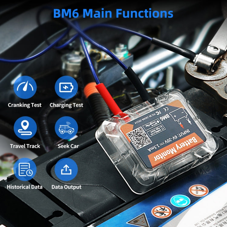 BM6 Car Battery Electricity Testing Instrument Locator