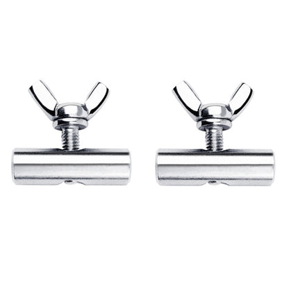 RV Tent 304 Stainless Steel Slide Rail Track Ring Screw Nut, 2pcs