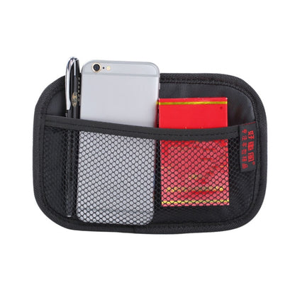 Microfiber Leather Car Mobile Phone Sticky Storage Net Bag, H005 Black Small, H006 Beige Small, H007 Gray Small, H008 Black Large, H009 Beige Large, H010 Gray Large