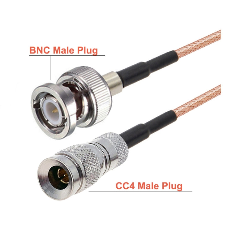 BNC Male To CC4 Male Cable RG179 RF Adapter Wire, 20cm, 30cm, 50cm, 100cm