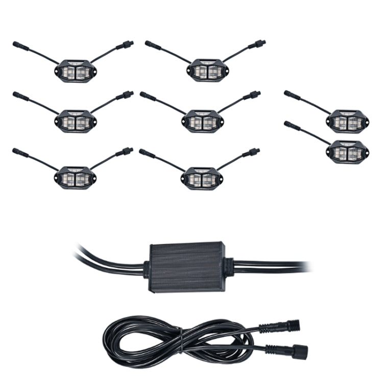 Car Chassis Light RGB Colorful Atmosphere Light, 8 in 1, 10 in 1, 12 in 1