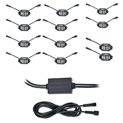 Car Chassis Light RGB Colorful Atmosphere Light, 8 in 1, 10 in 1, 12 in 1