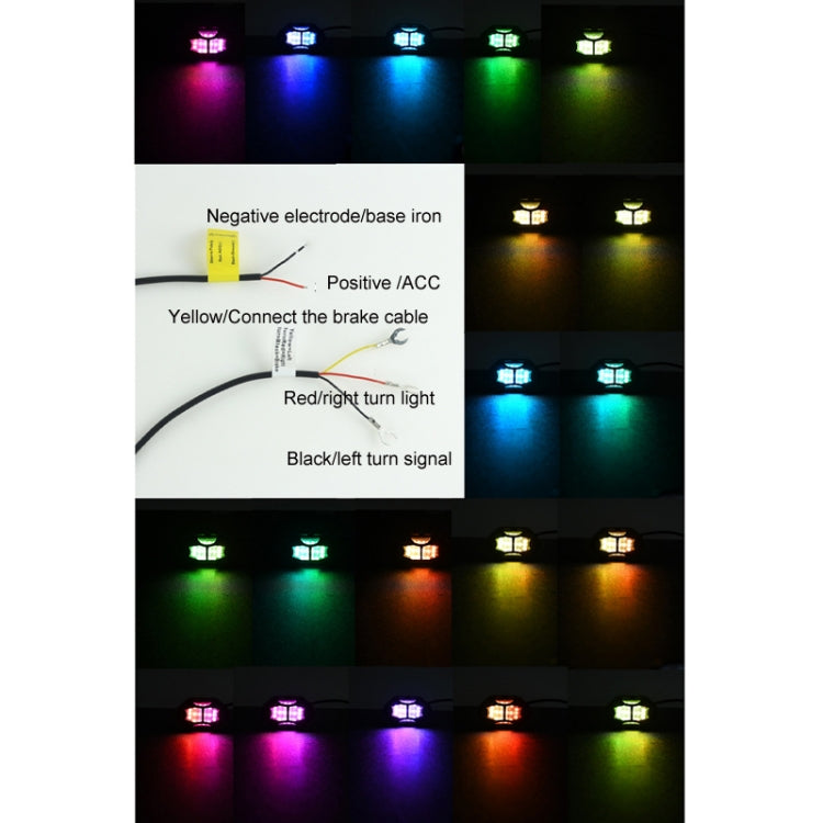 Car Chassis Light RGB Colorful Atmosphere Light, 8 in 1, 10 in 1, 12 in 1