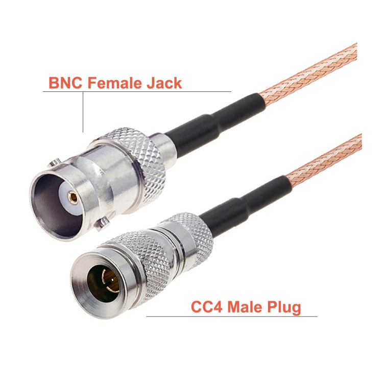 CC4 Male To BNC Female Cable RG179 RF Adapter Wire, 20cm, 30cm, 50cm, 100cm