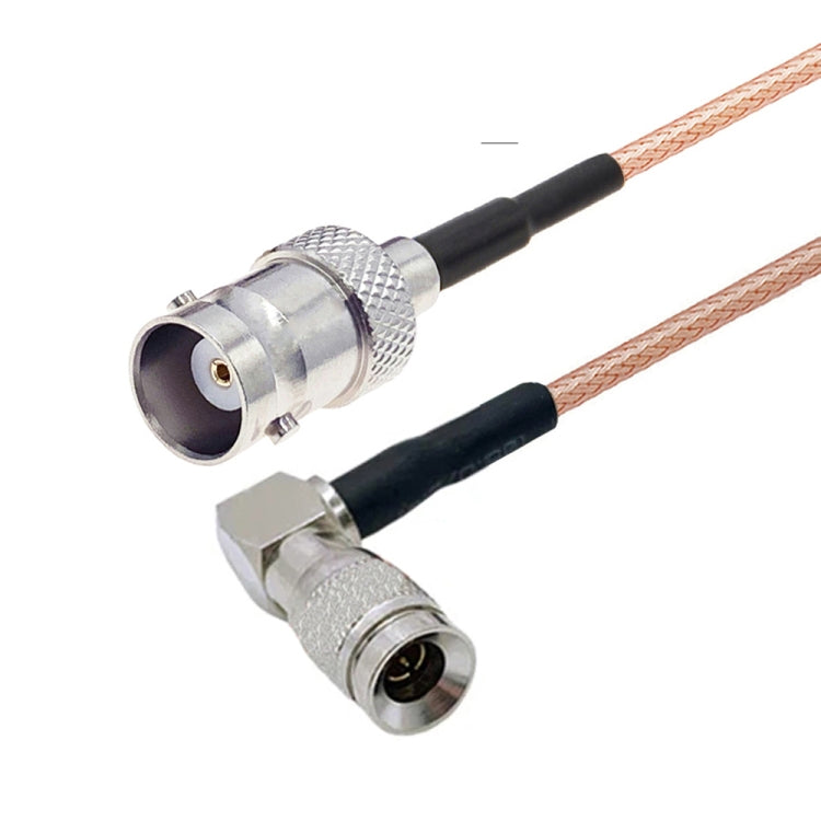 CC4 Male Elbow To BNC Female Connector Cable RG179 Coaxial RF Wire, 20cm, 30cm, 50cm, 100cm
