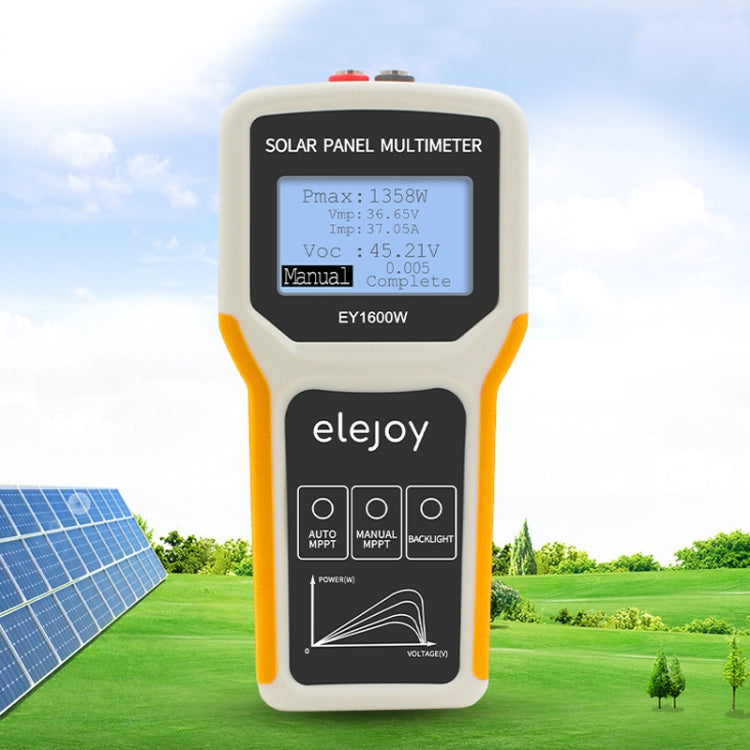 elejoy 1600W MPPT Solar Photovoltaic Panel Multimeter, EY1600W