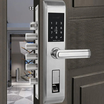 6068 Steel Security Door Lock Body For Mechanical Lock And Fingerprint Lock, 388  x 30mm, 388 x 40mm