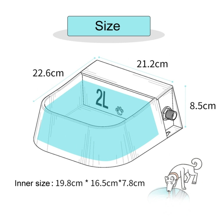 Pet Automatic Water Storage Heating Bowl Cats And Dogs Thermostatic Drinking Waterer, US Plug, EU Plug