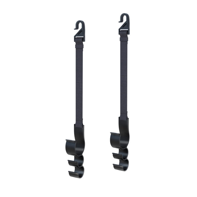 1pair Car Seat Back Umbrella Fixed Storage Hook, Standard, Adjustable