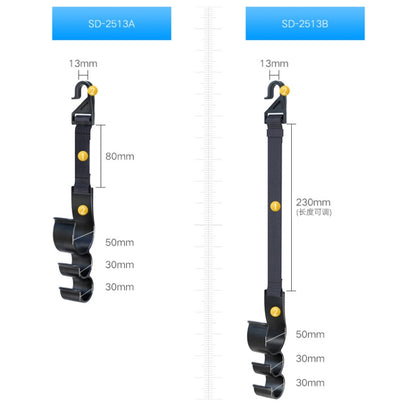 1pair Car Seat Back Umbrella Fixed Storage Hook, Standard, Adjustable