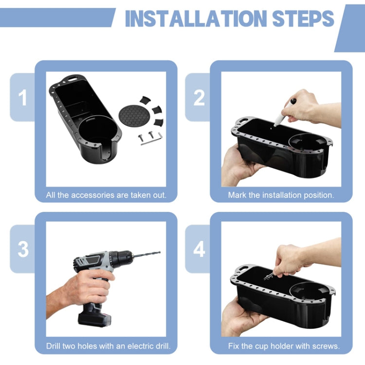 Yacht Cup Holder Fishing Tool Box Storage Rack
