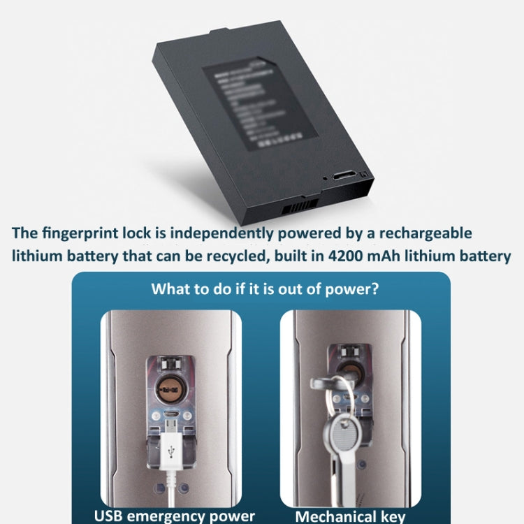 M6 3D Face Recognition Fingerprint Door Lock Support APP Smart IC Card Password Unlock, M6