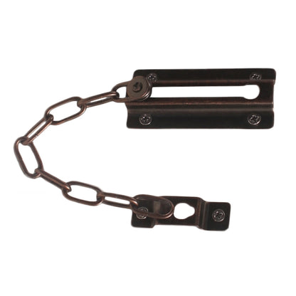 Security Door Chain Anti-theft Home Door Bolt Latch Window Chain Lock, Square Black, Square Silver, Square Red Bronze, Round Gold, Round Bronze, Round Silver