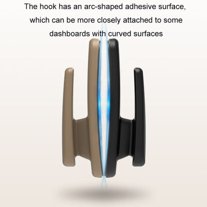 4pcs /Set Car Dashboard Adhesive Multifunctional Small Hook