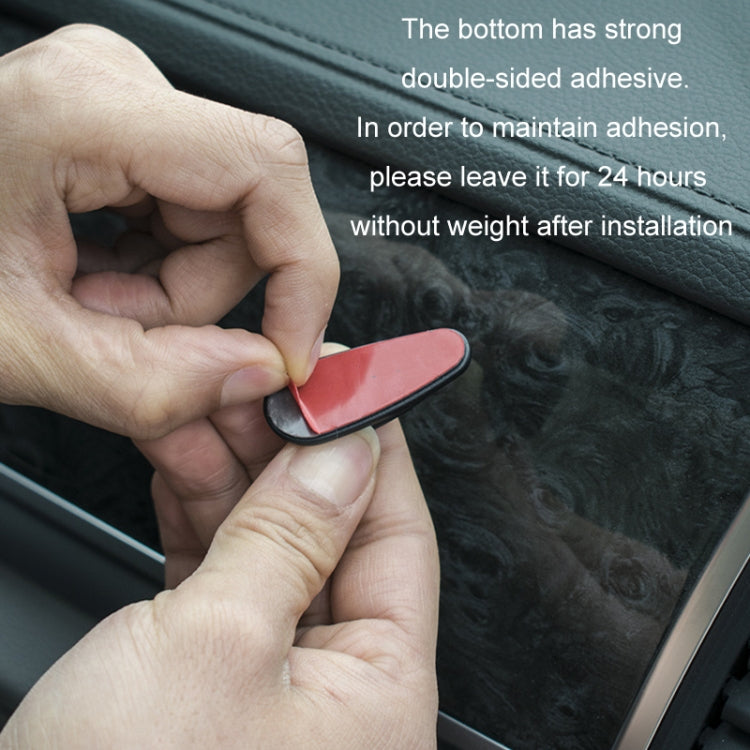 4pcs /Set Car Dashboard Adhesive Multifunctional Small Hook
