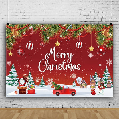 120x80cm Christmas Wreath Snow Scene Photography Background Curtain, 11421618, 11421670, 11421909, 11422035, 11422036, 11422037, 12805213, 12805214, 12805218