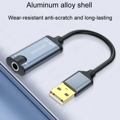 JINGHUA Z17 USB Sound Card With Cable Cell Phone Earphone Audio Converter, 0.2m, 0.5m