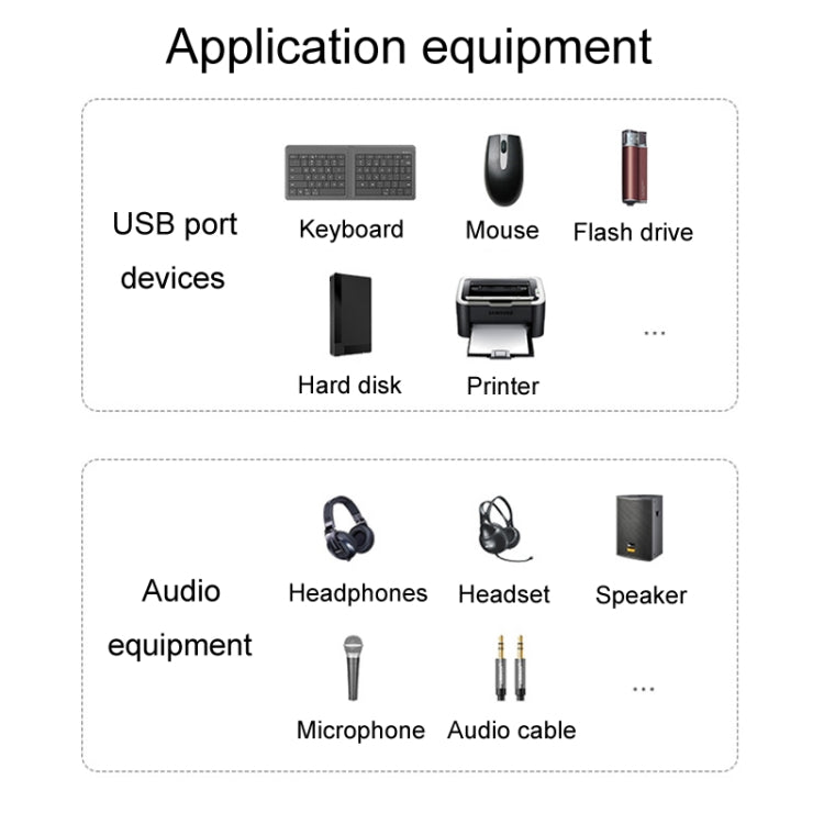 JINGHUA N800 Drive Free Sound Card Computer To Docking Station With Audio Interface, USB, Type-C