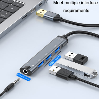 JINGHUA N800 Drive Free Sound Card Computer To Docking Station With Audio Interface, USB, Type-C