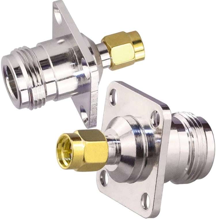 N Female To SMA Male RF Coaxial Connector, N Female To SMA Male