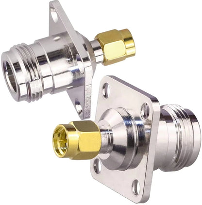 N Female To SMA Male RF Coaxial Connector, N Female To SMA Male