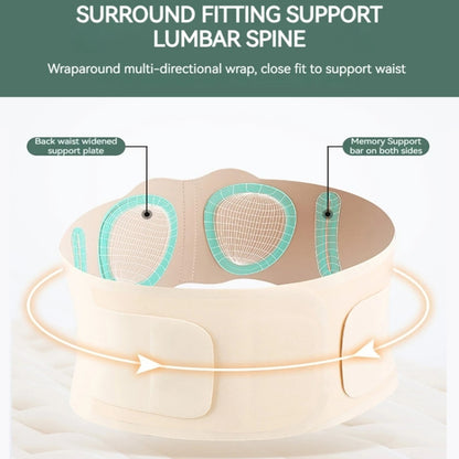 Ultra-thin Waist Belt Lumbar Support Breathable Back Spine Support Corset, S, M, L, XL