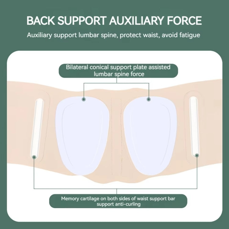 Ultra-thin Waist Belt Lumbar Support Breathable Back Spine Support Corset, S, M, L, XL