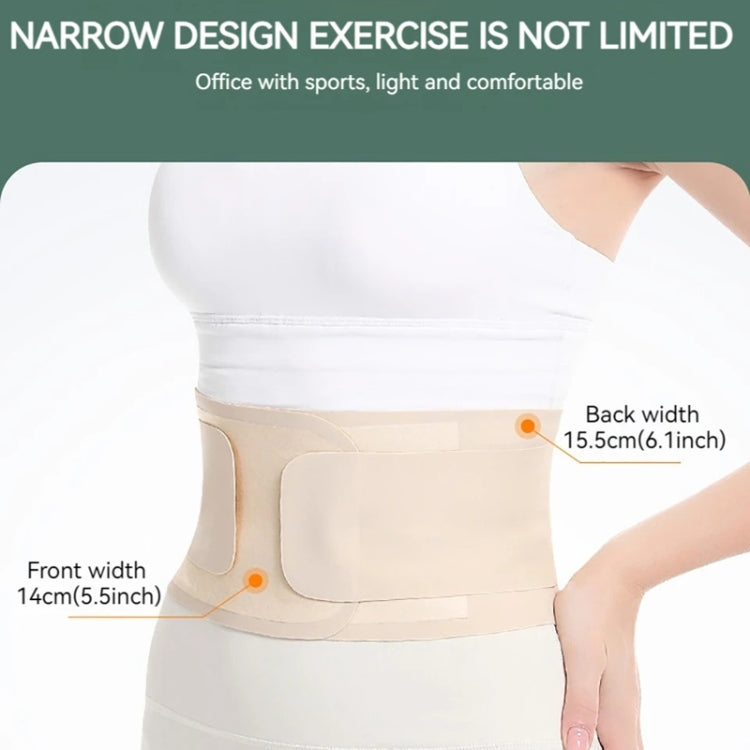 Ultra-thin Waist Belt Lumbar Support Breathable Back Spine Support Corset, S, M, L, XL