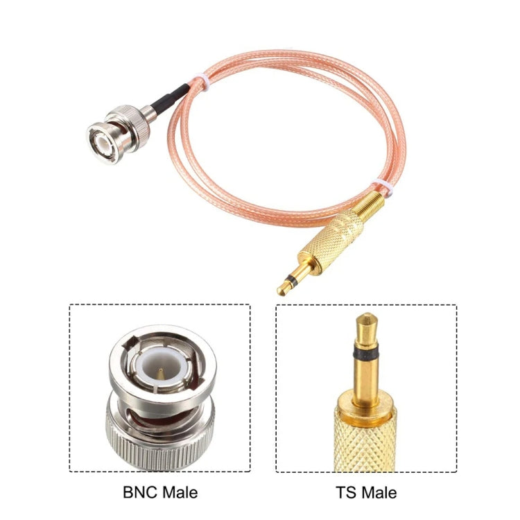Stereo Adapter Coaxial Power Audio RG316 Cable, BNC Male To 3.5mm Male, BNC Female To 3.5mm Male