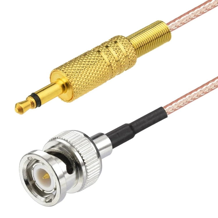 Stereo Adapter Coaxial Power Audio RG316 Cable, BNC Male To 3.5mm Male, BNC Female To 3.5mm Male