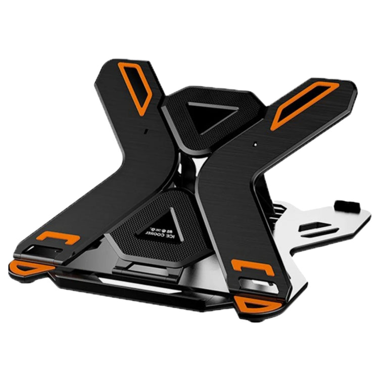 ICE COOREL E5 Laptop Folding And Lifting Cooling Bracket With Mobile Phone Holder, Black, White, Black with Rotating, White with Rotating