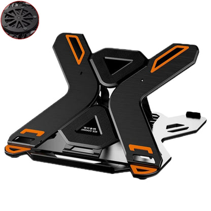 ICE COOREL E5 Laptop Folding And Lifting Cooling Bracket With Mobile Phone Holder, Black, White, Black with Rotating, White with Rotating