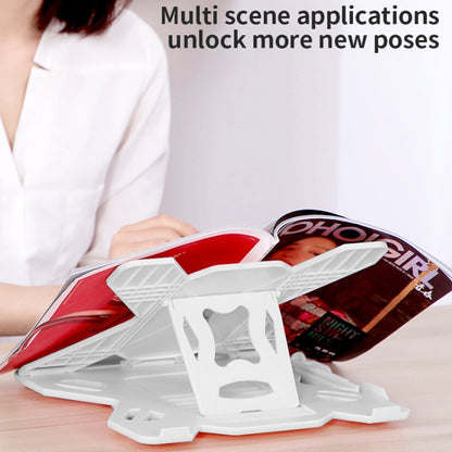 ICE COOREL E5 Laptop Folding And Lifting Cooling Bracket With Mobile Phone Holder, Black, White, Black with Rotating, White with Rotating