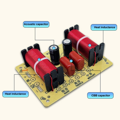 High Medium And Low 3-Way Audio Crossover Home Cinema Speaker Divider, 305A Model, 305B Model