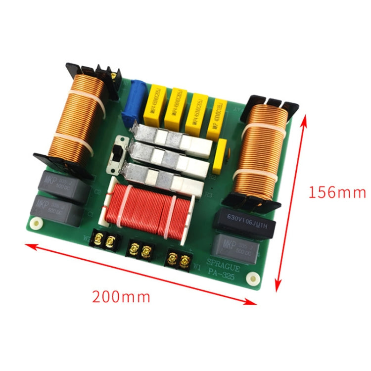 One High Two Low Powered Stage Speaker Crossover Boards High-Fidelity Audio 3-Way Crossover, PA-325