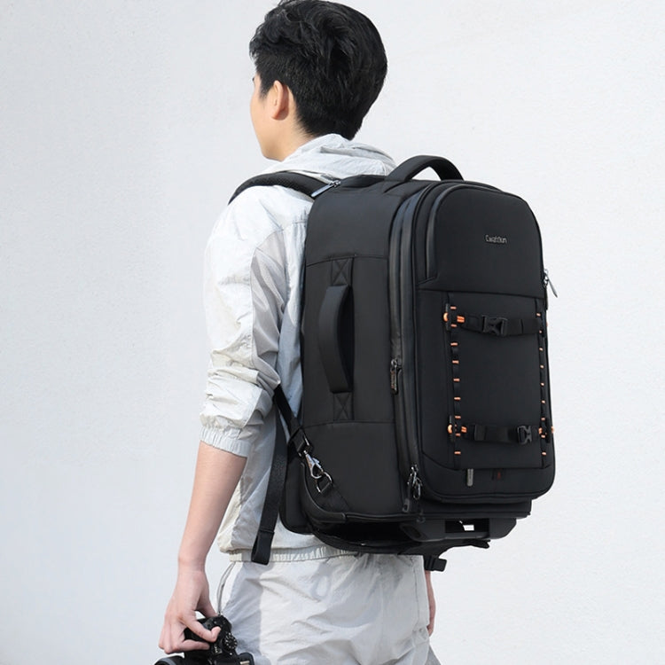 Cwatcun D136 Generation 1 Large Camera Trolley Shoulder Bag Large Capacity Outdoor Photography Storage Case, D136