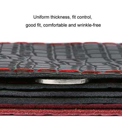 Four-season Embossed Cowhide Hand-sewn Steering Wheel Cover, 38cm