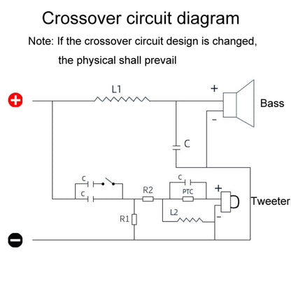 High And Low 2-Way Audio Crossover Stage Speaker Conversion Divider, PA-2A