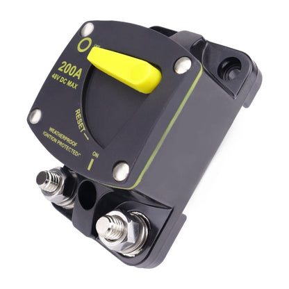 RV Yacht Manual Reset Ignition Protection Fuse Switch With Terminal Accessories, 50A, 100A, 150A, 200A, 250A, 300A